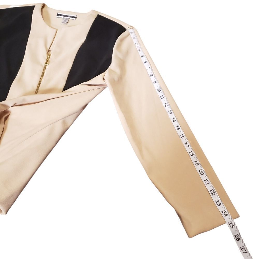 AMANDA SMITH Colorblock Coat Size 14 - Picture 13 of 15